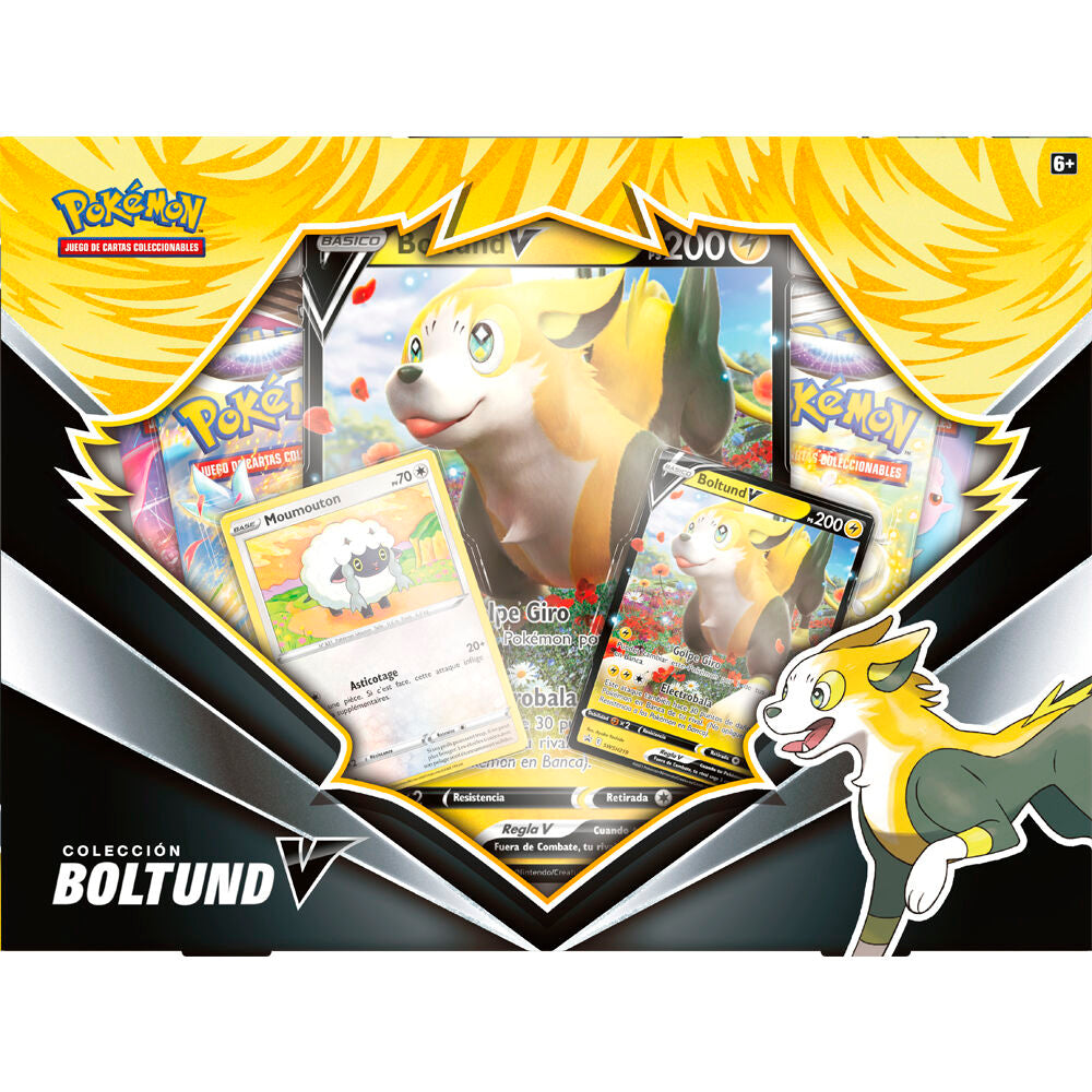 Blister juego cartas coleccionables Boltund V Pokemon Español