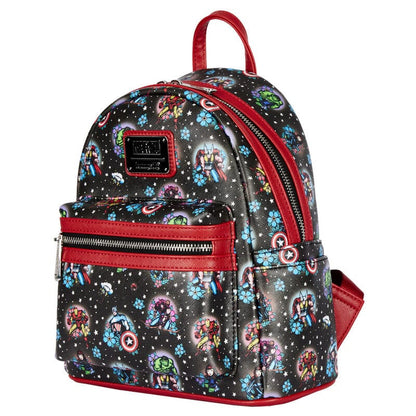 Imagen de Mochila Vengadores Avengers Marvel Loungefly 26cm parte de nuestra colección en Espadas y más, sitio oficial.