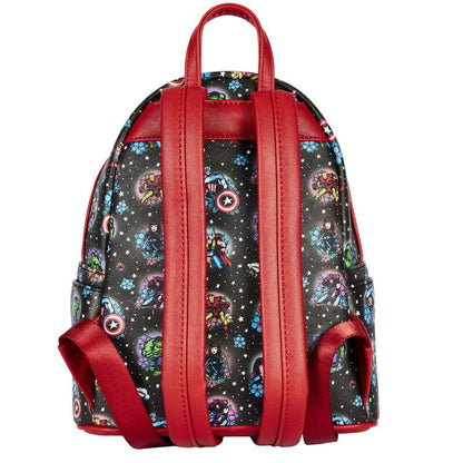 Imagen de Mochila Vengadores Avengers Marvel Loungefly 26cm parte de nuestra colección en Espadas y más, sitio oficial.