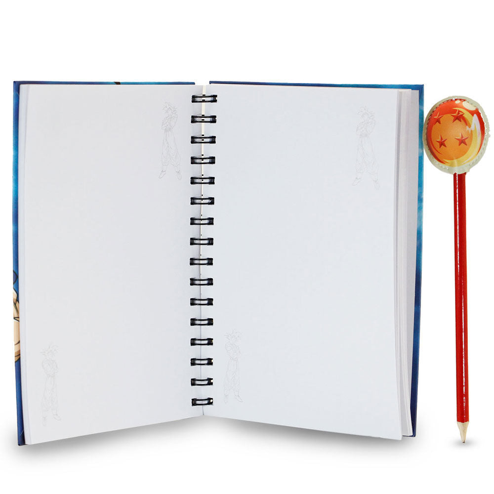 Set cuaderno + lapiz Warrior Dragon Ball Super - Espadas y Más