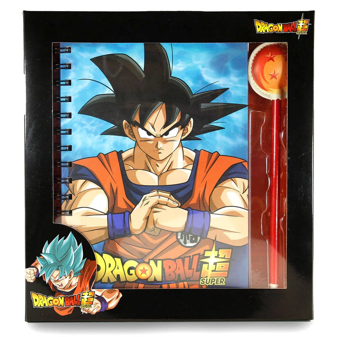 Set cuaderno + lapiz Warrior Dragon Ball Super - Espadas y Más