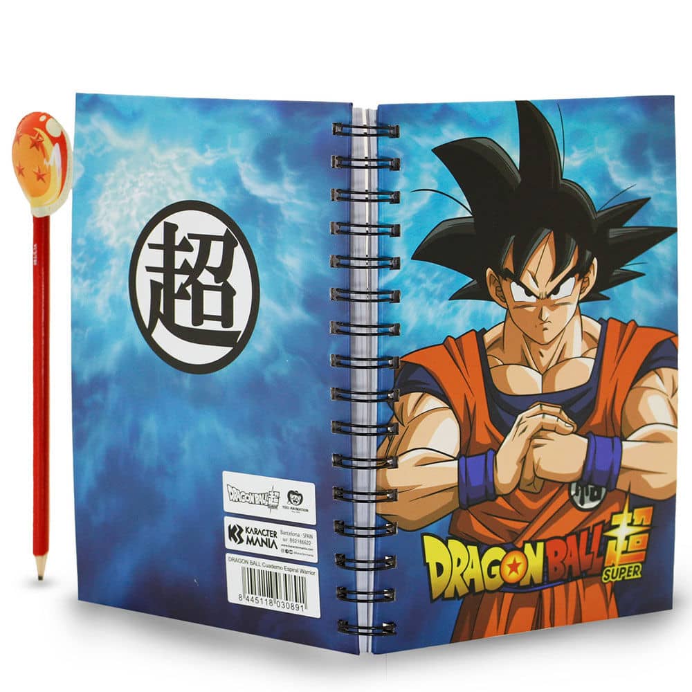 Set cuaderno + lapiz Warrior Dragon Ball Super - Espadas y Más