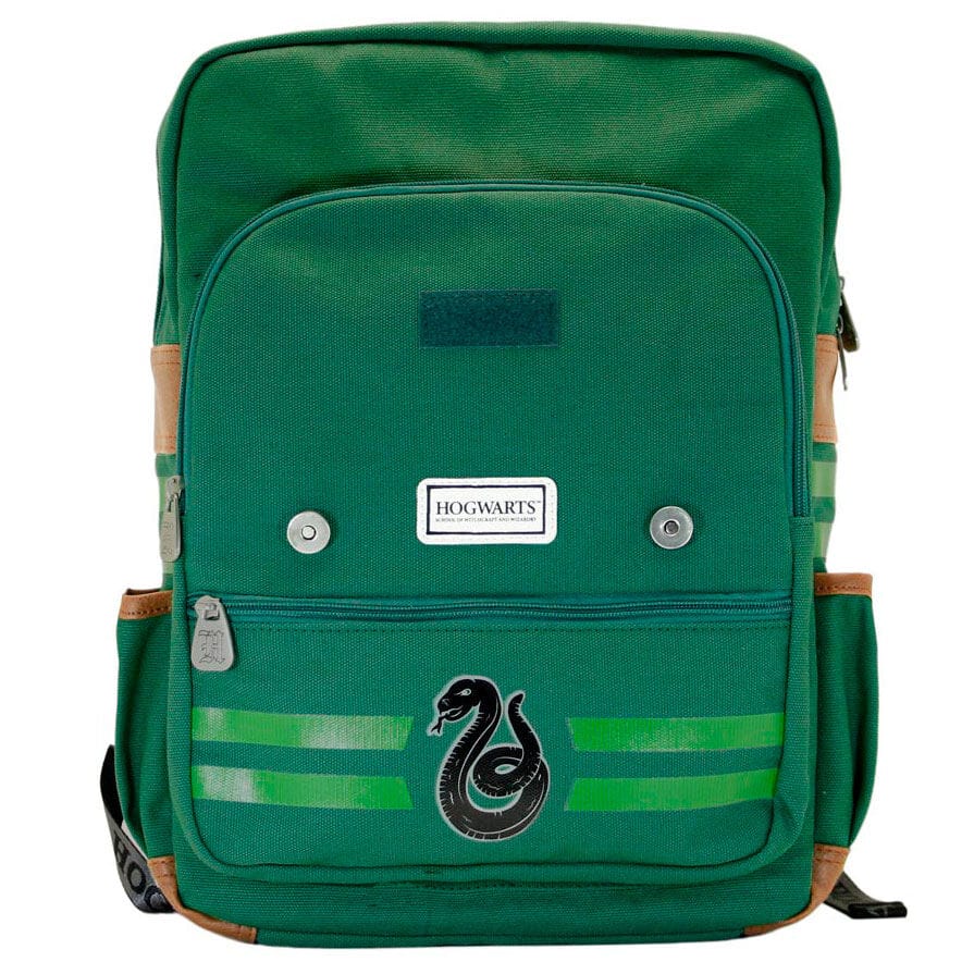 Mochila Slytherin Hogwarts Harry Potter 40cm - Espadas y Más