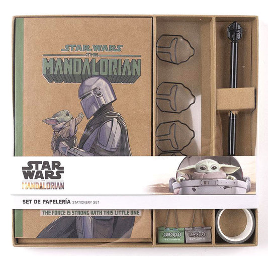Imagen de Set papeleria The Mandalorian Star Wars Facilitada por Espadas y más