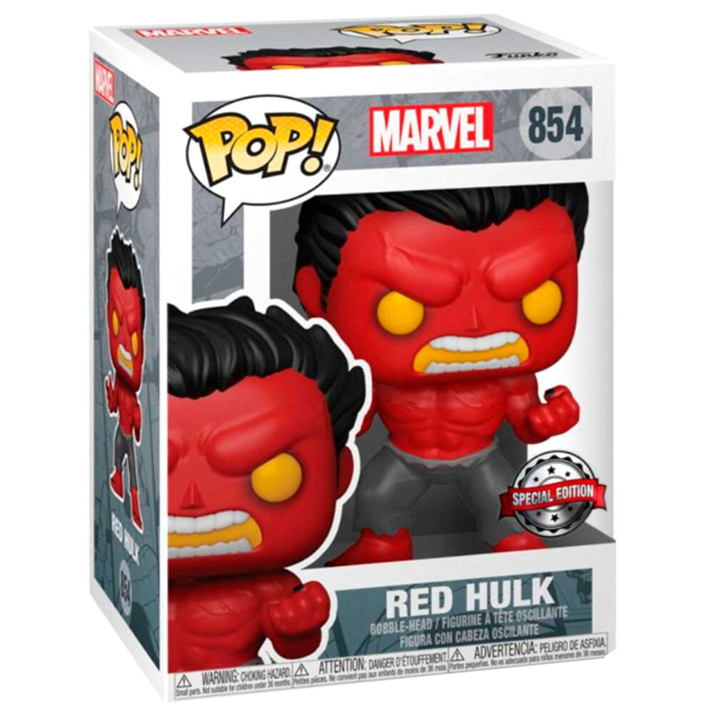Imagen de Figura POP Marvel Red Hulk Exclusive Facilitada por Espadas y más
