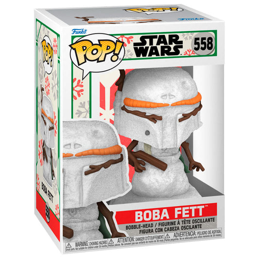 Imagen de Figura POP Star Wars Holiday Boba Fett Facilitada por Espadas y más