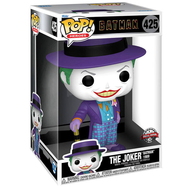 Figura POP DC Comics Batman 1989 Joker with Hat Exclusive 25cm