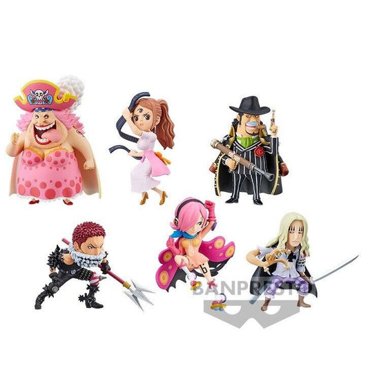 Imagenes del producto Pack 12 figuras World Collectable Landscapes vol.9 The Great Pirates 100 One Piece 7cm surtido