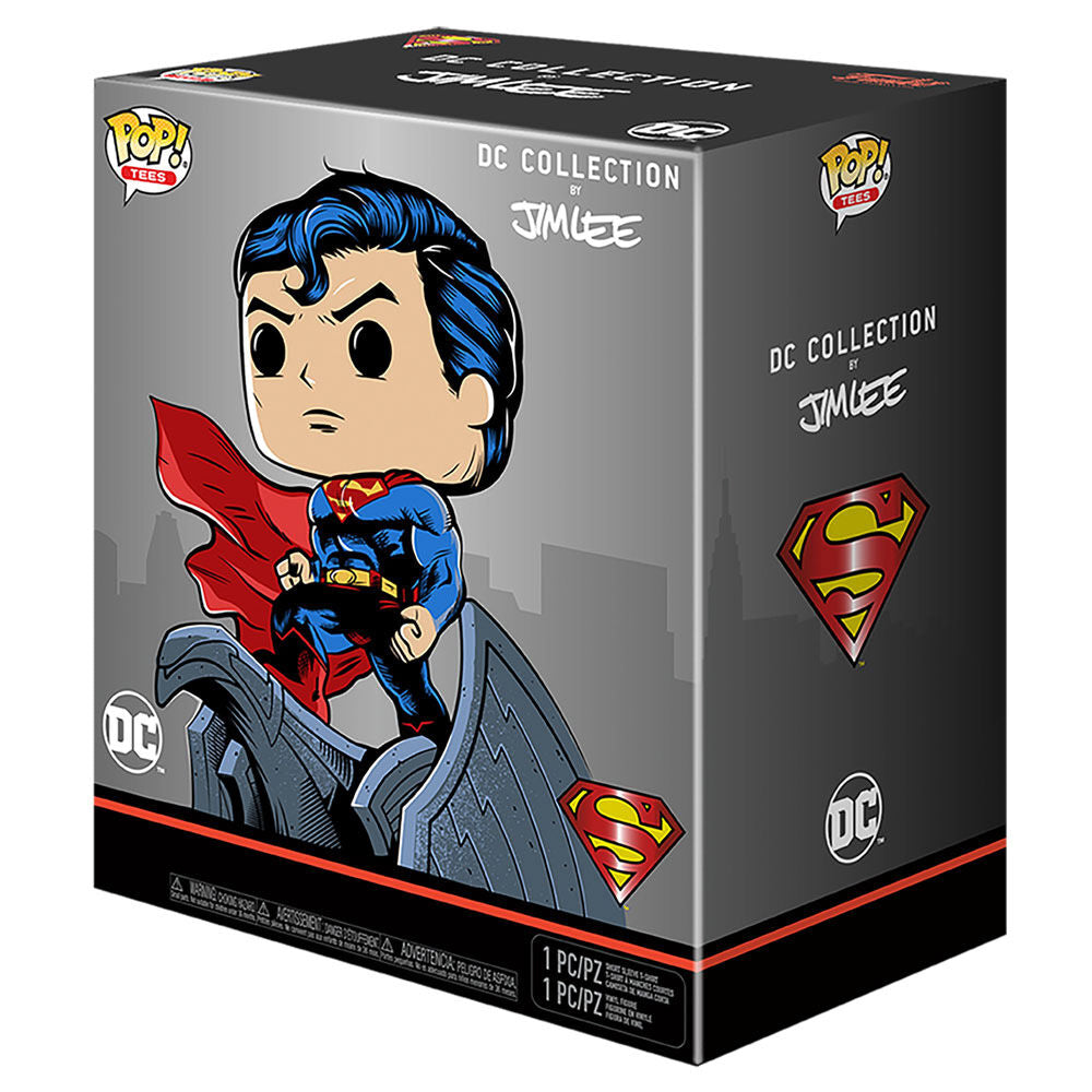 Set figura POP & Tee DC Comics Jim Lee Superman Exclusive-1