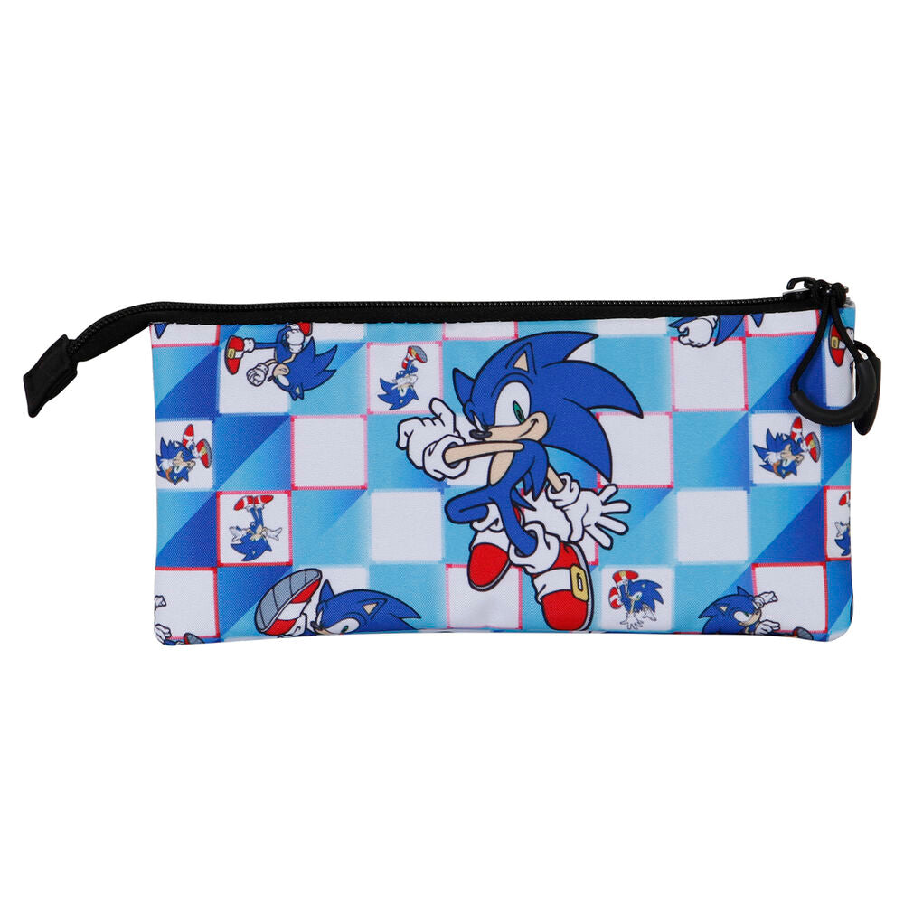 Imagen de Portatodo Blue Lay Sonic The Hedgehog triple Facilitada por Espadas y más