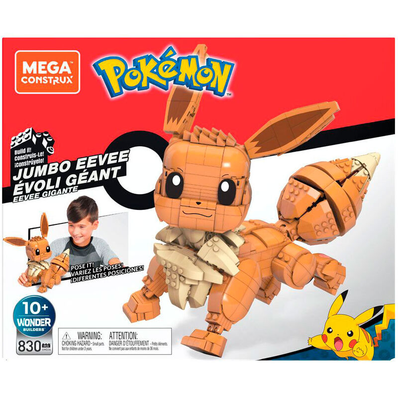 Kit Mega Construx Eeve Pokemon 845pzs