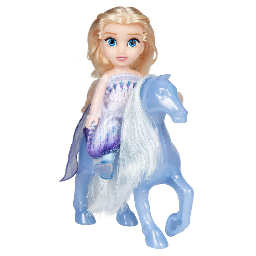 Muñeca Elsa + Nokk Frozen Disney 15cm