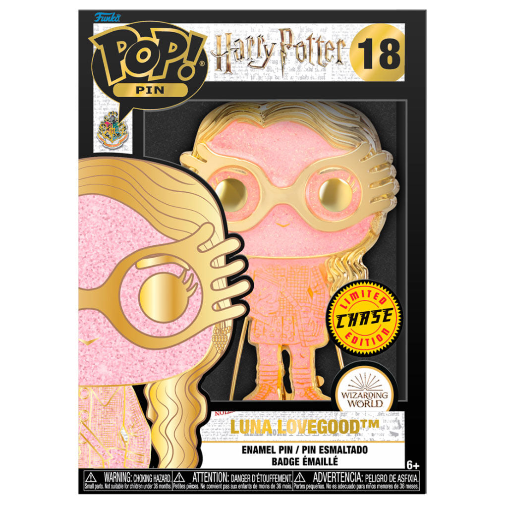 Packung mit 12 Pins Harry Potter Luna Lovegood 10 cm 11 + 1 Chase