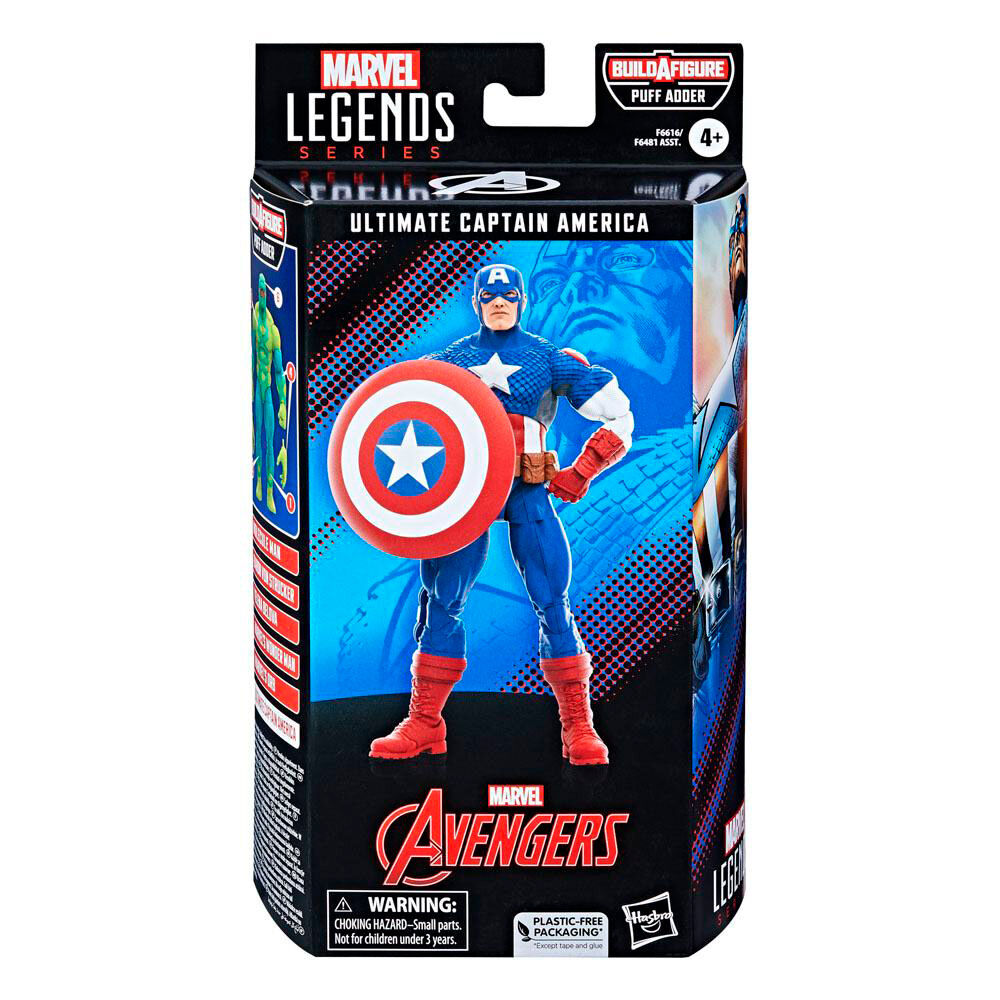 Figura Ultimate Capitan America Los Vengadores Avengers Marvel 15cm
