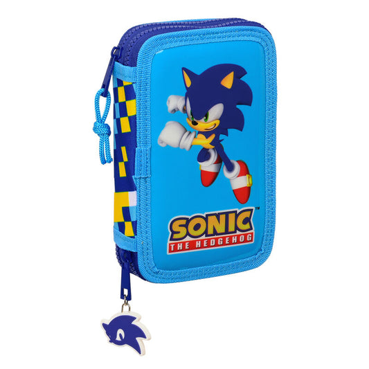 Imagenes del producto Plumier Speed Sonic The Hedgehog doble 28pzs