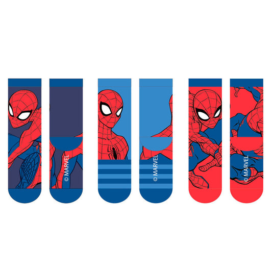 Imagenes del producto Set 3 calcetines Spiderman Marvel infantil surtido