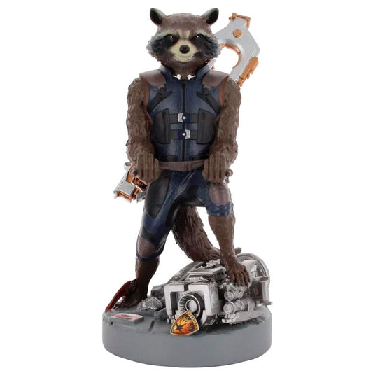 Imagenes del producto Cable Guy soporte sujecion Rocket Raccoon Guardianes de la Galaxia Marvel 20cm