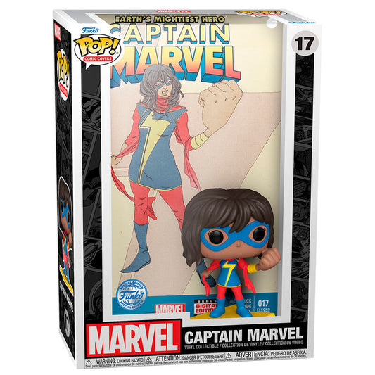 Imagenes del producto Figura POP Comic Covers Marvel Captain Marvel Exclusive