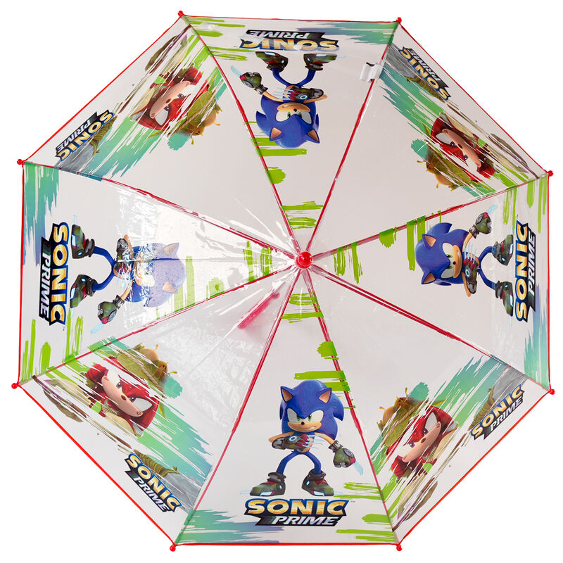 Paraguas manual transparente Sonic the Hedgehog 48cm