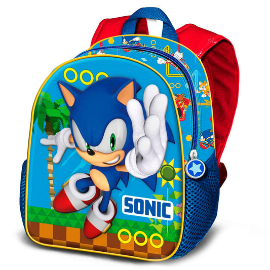 Imagenes del producto Mochila 3D Faster Sonic the Hedgehog 31cm