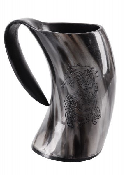 Jarra grande de Cerveza Horn Beer Mug / Tankard - Fenrir, Varios 1916110800 - Espadas y Más