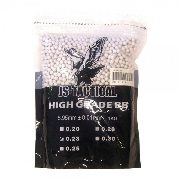 JS-PELLET TACTICAL BOLA 0.23G BLANCO (JS-BB0.23) - Espadas y Más