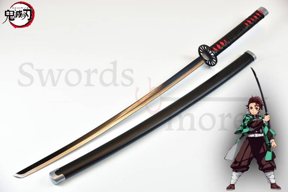 FÉENOMENN Katanas Decorativas Japonesas – Pack Espadas de los 3 Demonios Tanjiro, Zenitsu & Inosuke) – Expositor Premium incluido FÉENOMENN Katanas Decorativas Japonesas – Pack Espadas de los 3 Demonios Tanjiro, Zenitsu & Inosuke) – Expositor Premium incluido