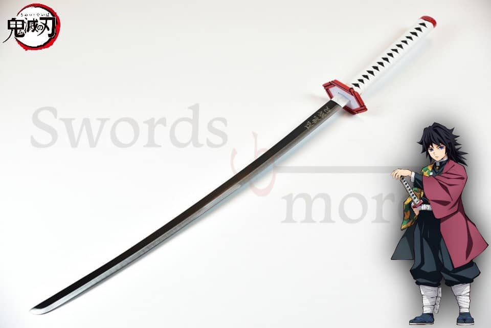 Katana funcional Giyuu Tomioka Kimetsu no yaiba Demon slayer 42030 - Espadas y Más
