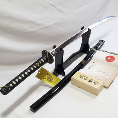 Katana funcional de Kill Bill de alta calidad con extras y expositor. Vendida por Espadas y más