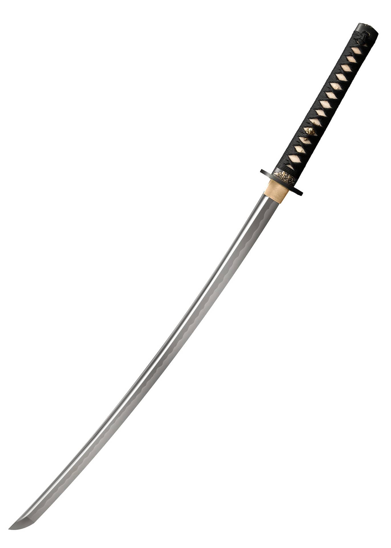 Katana León Dorado acero de Damasco CST-88ABK - Espadas y Más