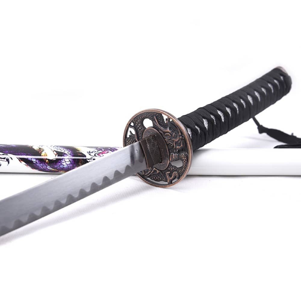 Katana dragón blanca sw1356 - Espadas y Más