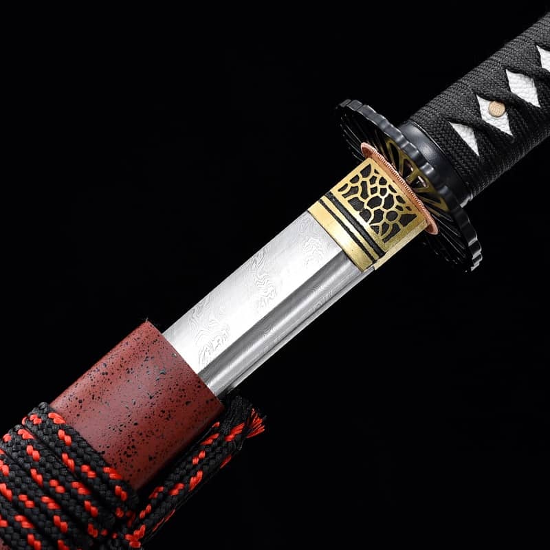 Katanas japonesas de acero plegable, cuchillo de práctica hecho a mano - Guerrero Tang 106 cm - Espadas y Más