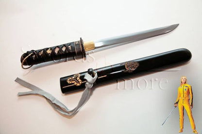 Imagen de Kill Bill, Hattori Hanzo Tanto, forjada a mano 11549 parte de nuestra colección en Espadas y más, sitio oficial.
