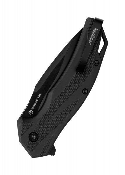 Cuchillo plegable Kershaw Lateral, negro dentado  KW-1645BLKST - Espadas y Más