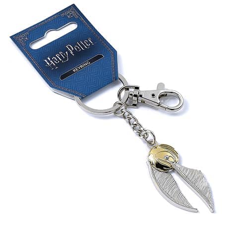 Llavero de estaño de snitch dorada de Harry Potter