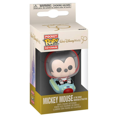 Llavero Pocket POP Disney World 50th Anniversary Mickey Space - Espadas y Más