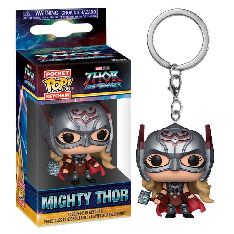 Llavero Pocket POP Marvel hor Love and Thunder Thor - Espadas y Más