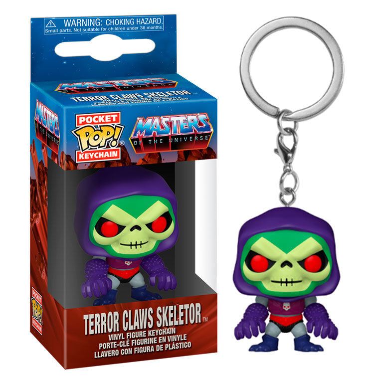 Llavero Pocket POP Masters of the Universe Skeletor with Terror Claws - Espadas y Más