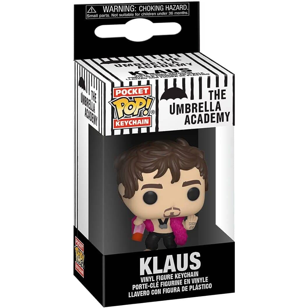 Llavero Pocket POP Umbrella Academy Klaus - Espadas y Más