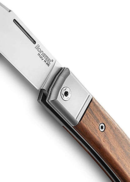 Navaja Bestman acero M390 con mango de carbono, olivo o madera dura de Lionsteel LS-BM1 - Espadas y Más