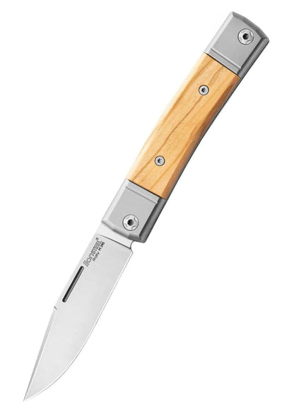 Navaja Bestman acero M390 con mango de carbono, olivo o madera dura de Lionsteel LS-BM1 - Espadas y Más