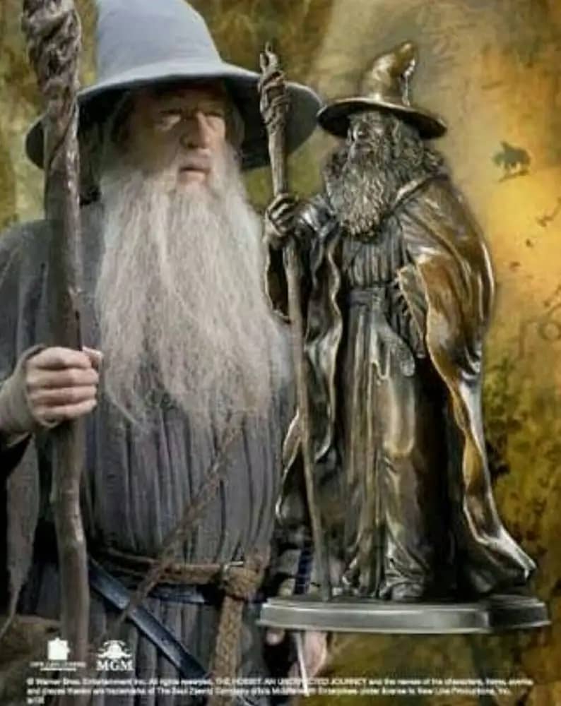 Figura de bronce de Gandalf NN1208 - Espadas y Más