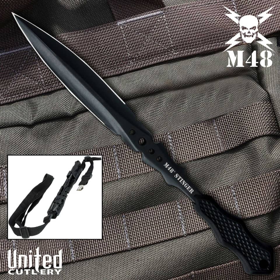 M48 BLACK STINGER CON FUNDA PARA EL HOMBRO UC2937 - Espadas y Más