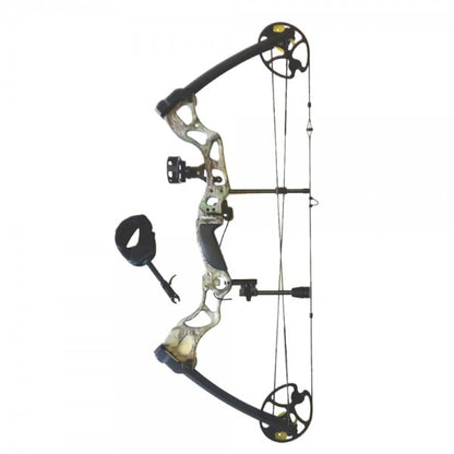 Imagen de Arco compuesto de poleas Man Kung Fossil 30-70 Libras negro o camo MK-CB75 parte de nuestra colección en Espadas y más, sitio oficial.