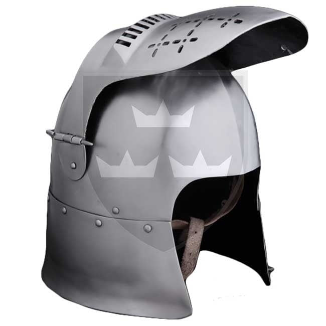 Casco Bacinete Hispano 1300-1390 - Espadas y Más