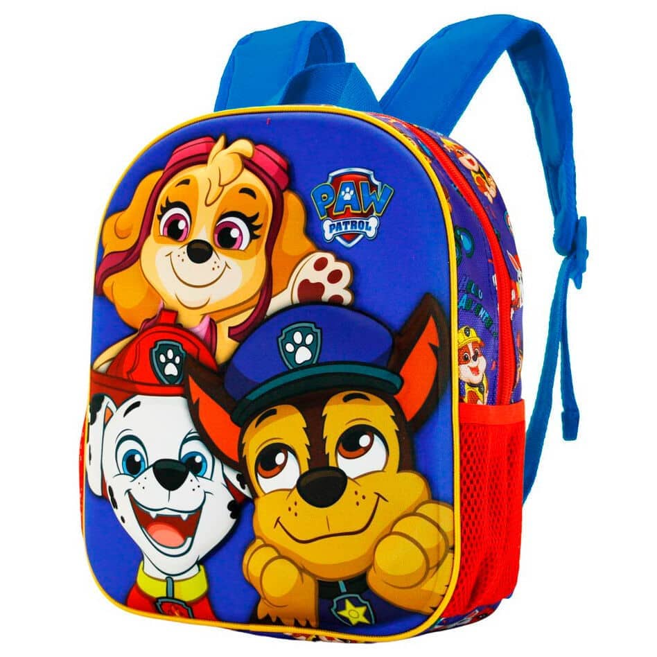 Mochila 3D Buddies Patrulla Canina Paw Patrol 31cm - Espadas y Más