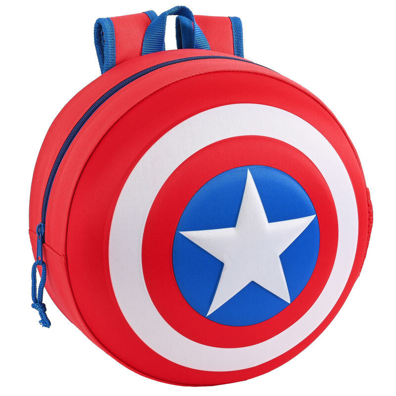 Mochila 3D Capitan America Marvel 31cm - Espadas y Más