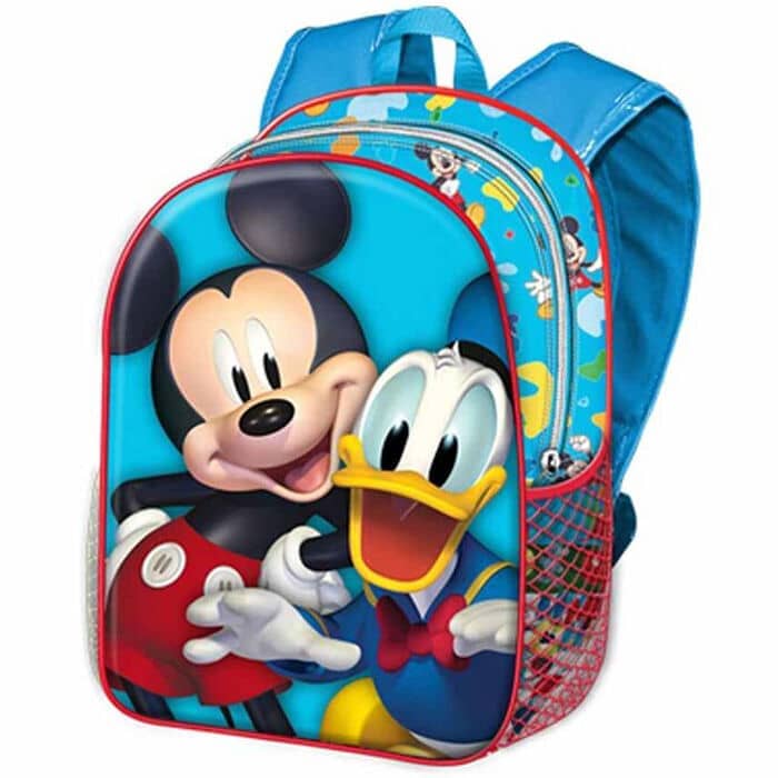 Mochila 3D Cheerful Mickey Disney 31cm - Espadas y Más