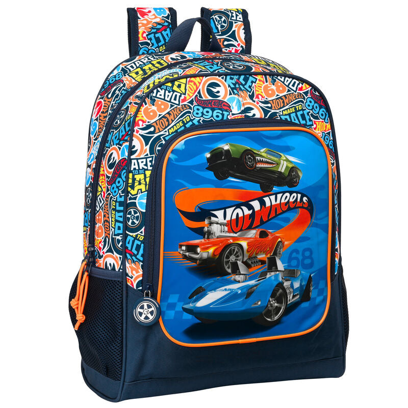 Mochila Challenge Hot Wheels adaptable 42cm - Espadas y Más