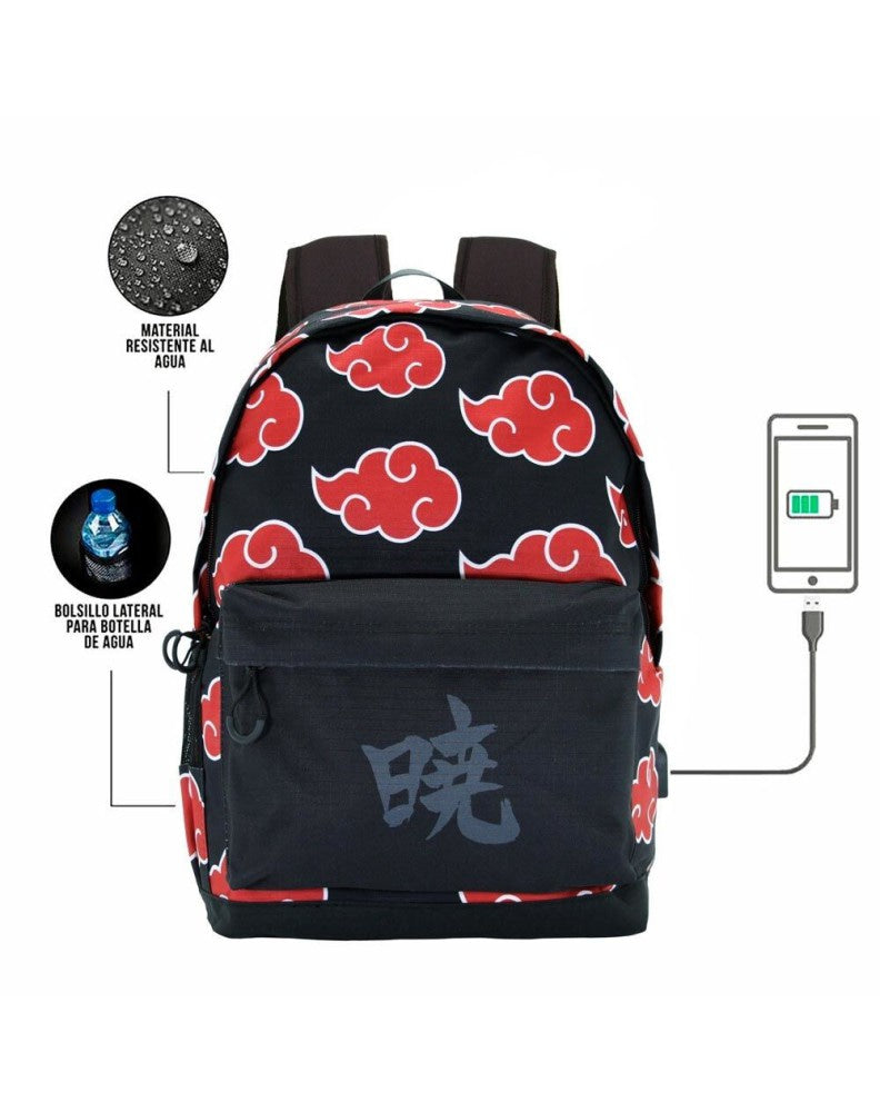 Mochila Clouds Naruto adaptable 45cm - Espadas y Más